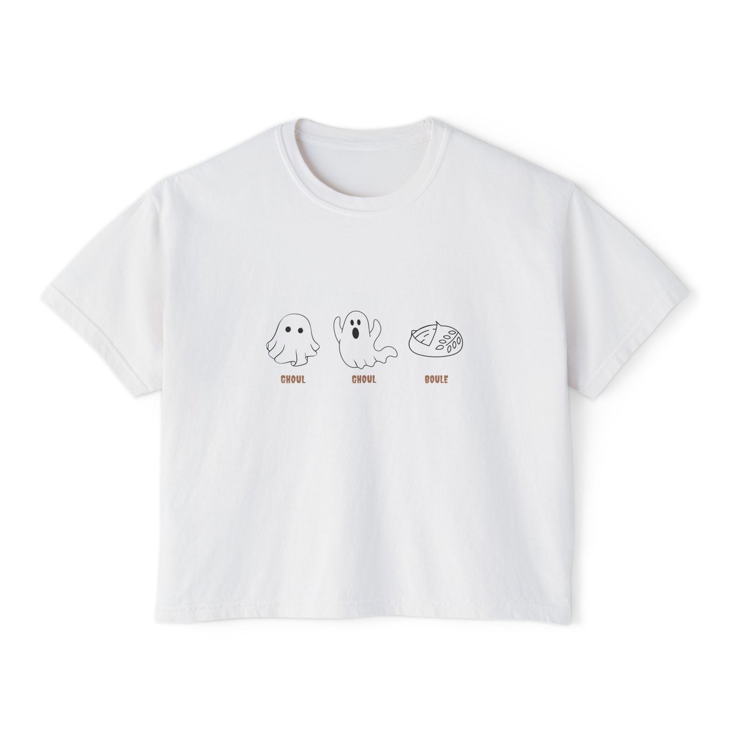 Women's Boxy Tee | Boxy, cozy, and baked with a side of boo.
