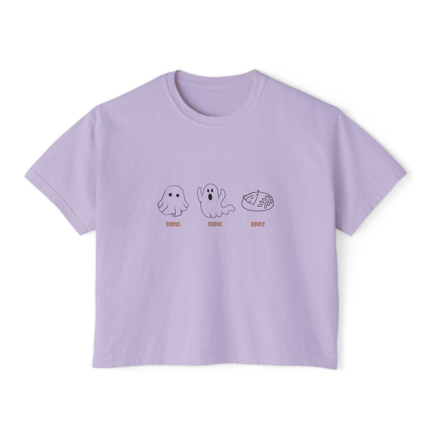 Women's Boxy Tee | Boxy, cozy, and baked with a side of boo.