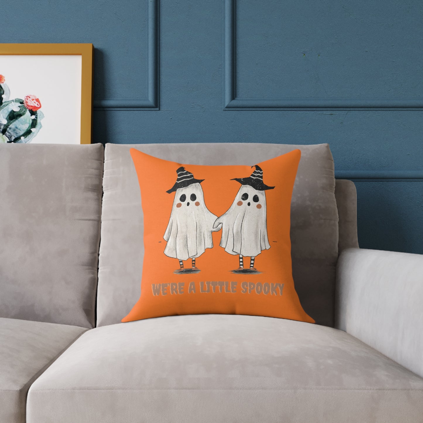 Halloween Throw Pillow | Cozy vibes with a spooky twist.
