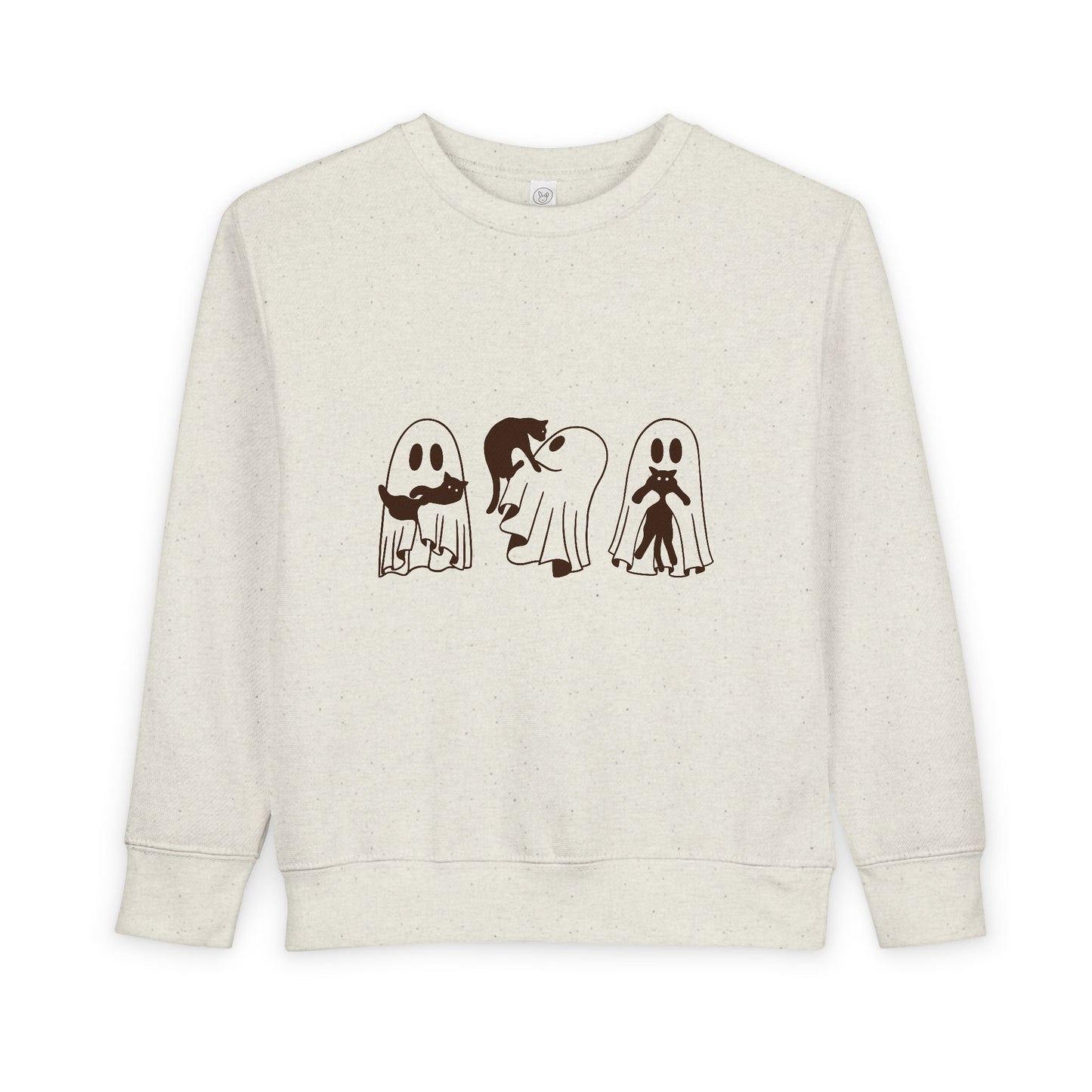 Kids Crewneck Sweatshirt | Too cute to spook 👻🐾