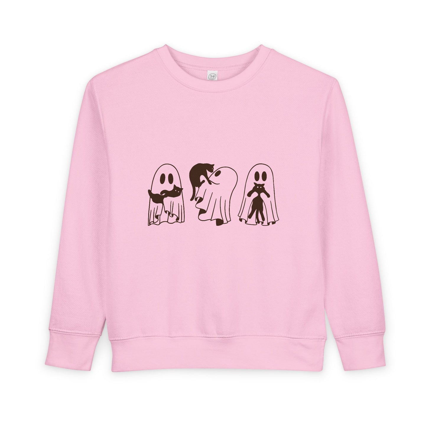 Kids Crewneck Sweatshirt | Too cute to spook 👻🐾