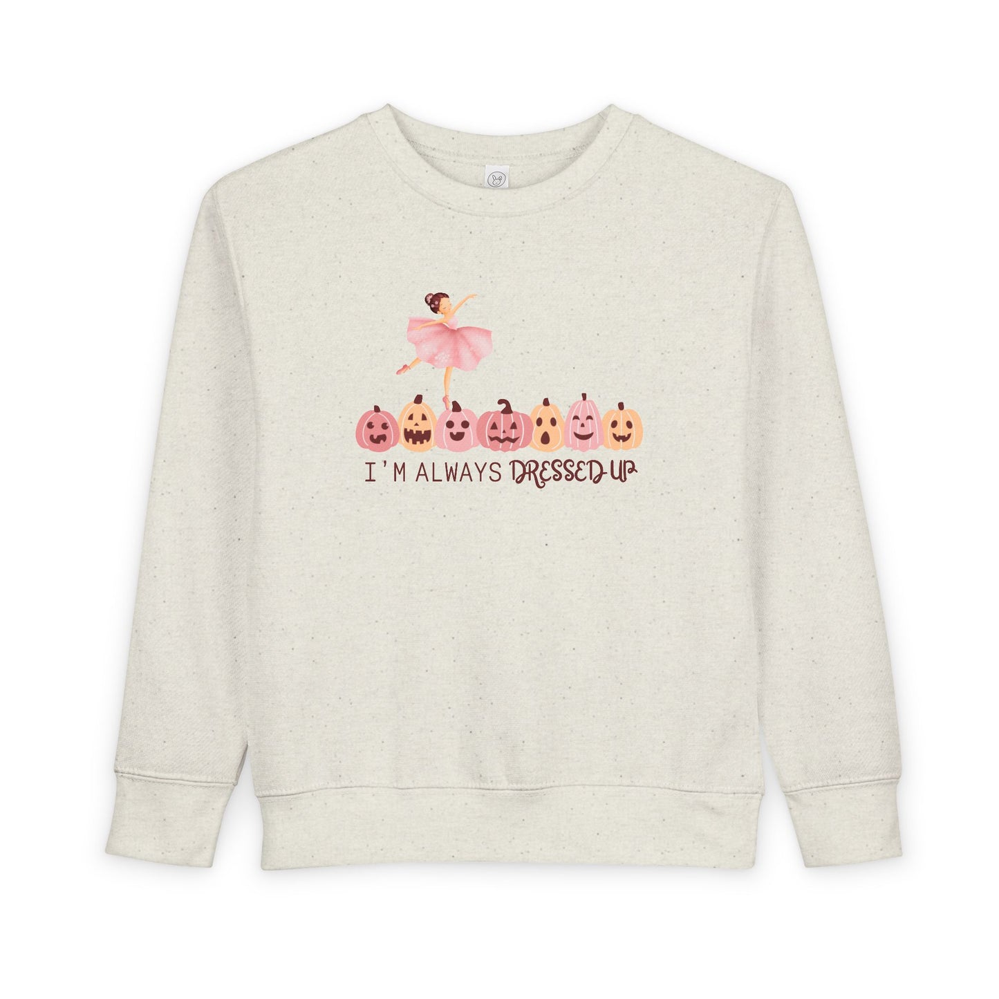 Kids Crewneck Sweatshirt | Because twirls and pumpkins are always in season.
