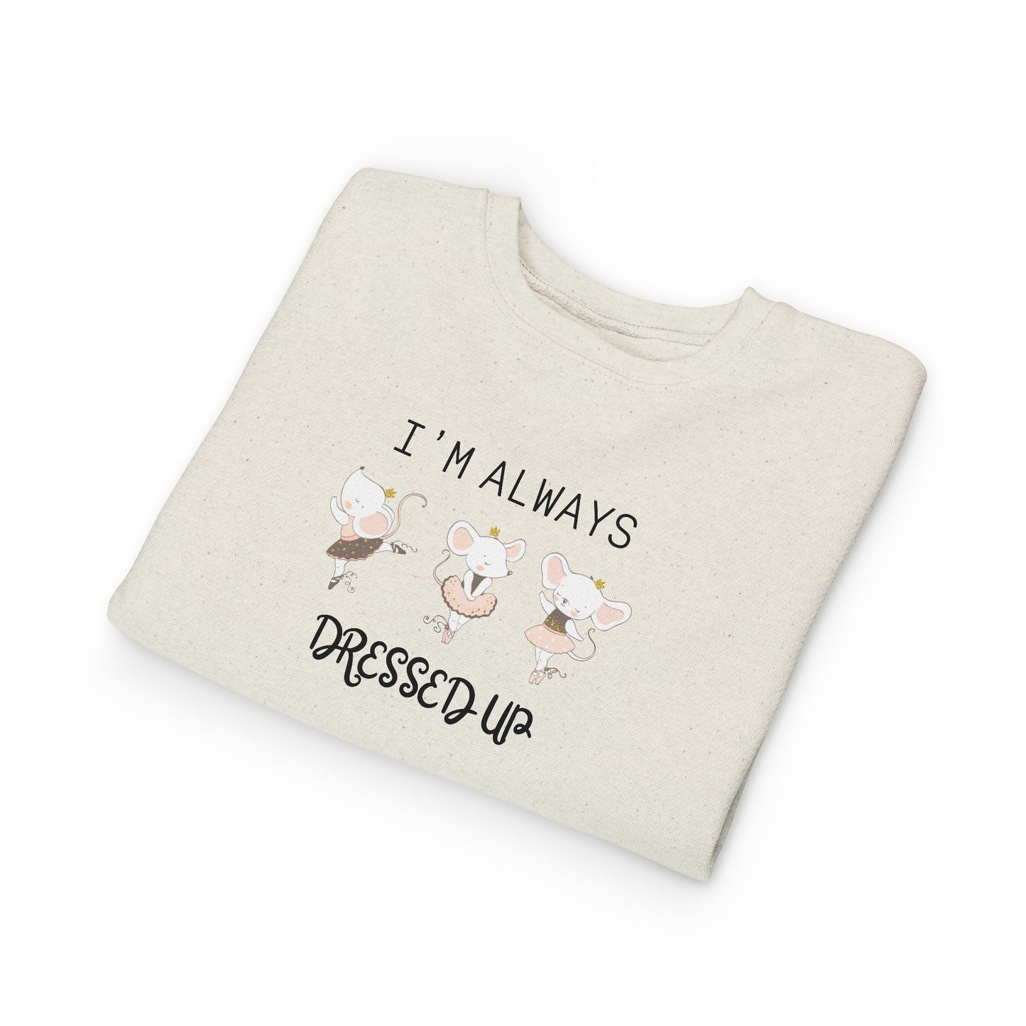 Kids Crewneck Sweatshirt | ✨ Always dressed to twirl.