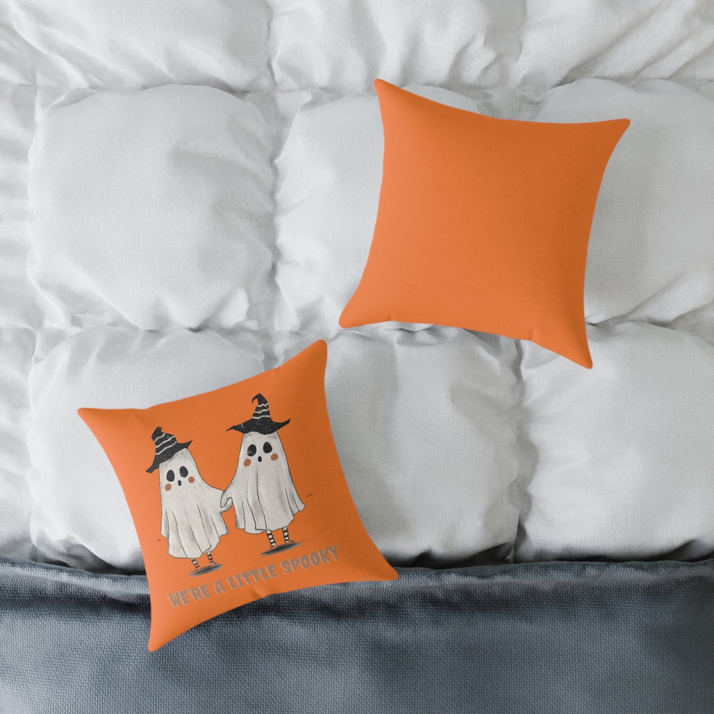 Halloween Throw Pillow | Cozy vibes with a spooky twist.