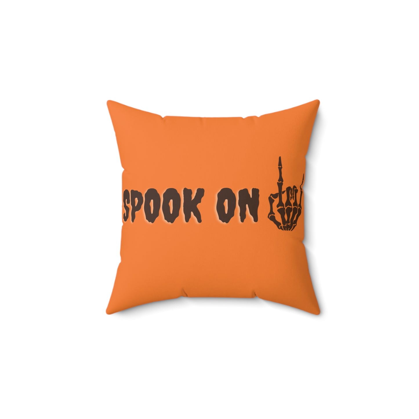 Halloween Throw Pillow | Cute on one side, creepy-cool on the other.