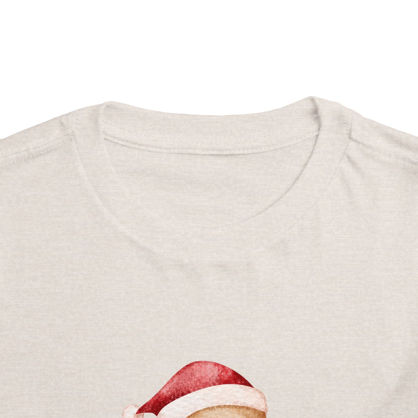 Toddler Tee — Cute Gingerbread Santa Shirt (“yippee ki-yay”) Holiday Kids Top