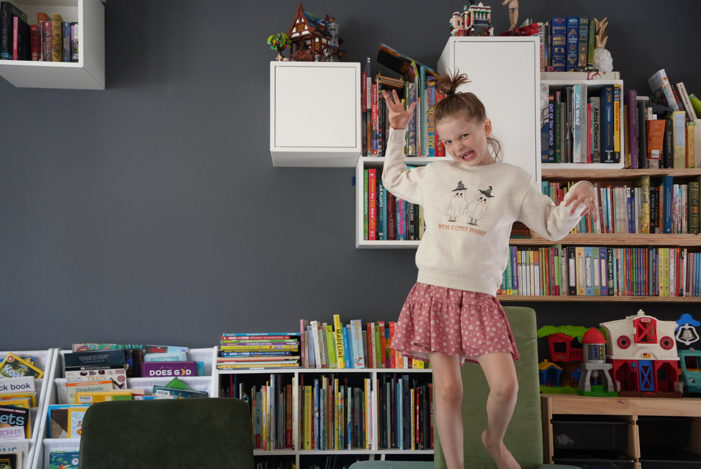 Toddler Sweatshirt | A little spooky, a lot adorable.