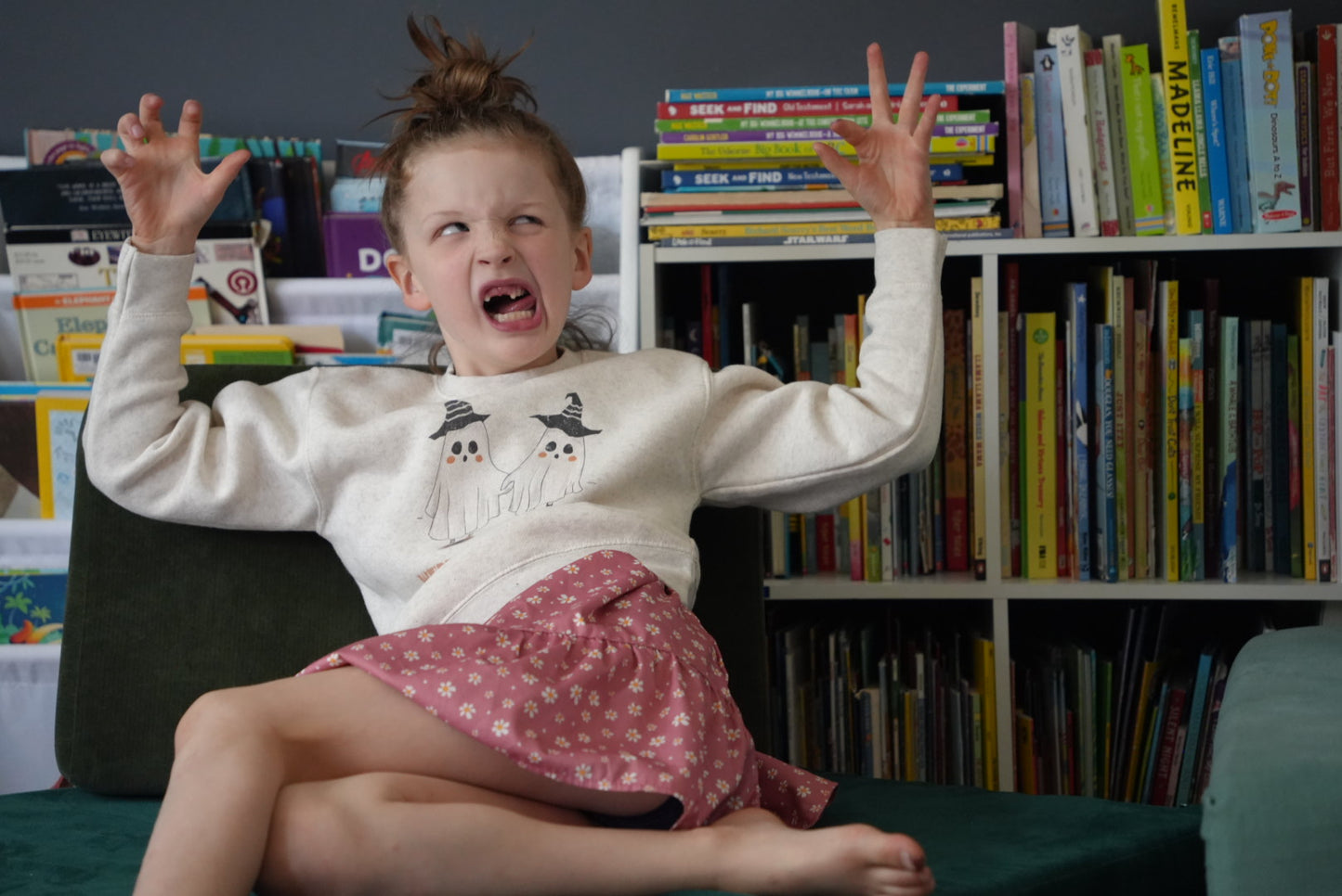 Toddler Sweatshirt | A little spooky, a lot adorable.