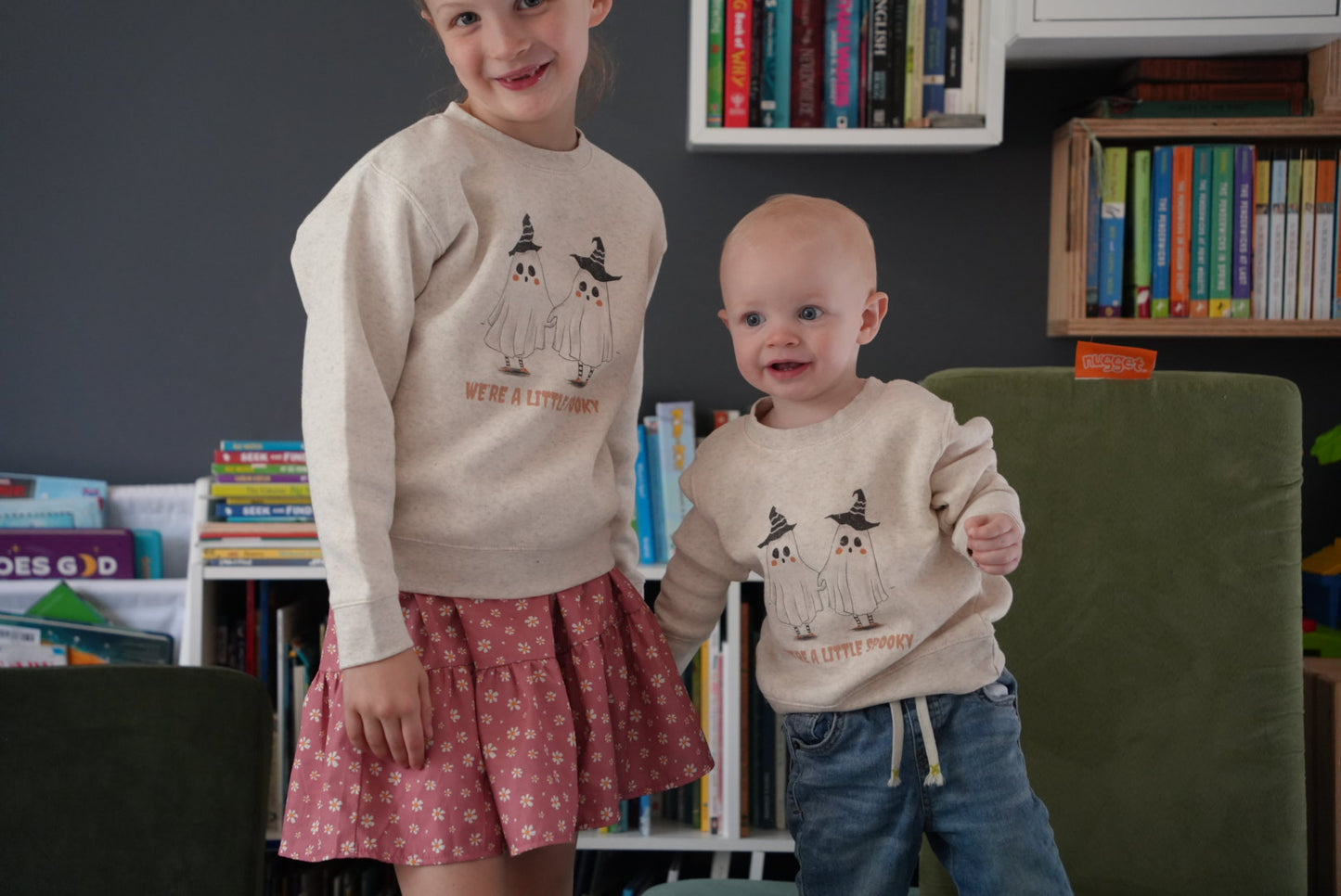 Toddler Sweatshirt | A little spooky, a lot adorable.