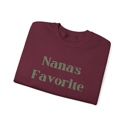 Nana’s Favorite Grandchild Sweatshirt — Cute Gift for Grandkids