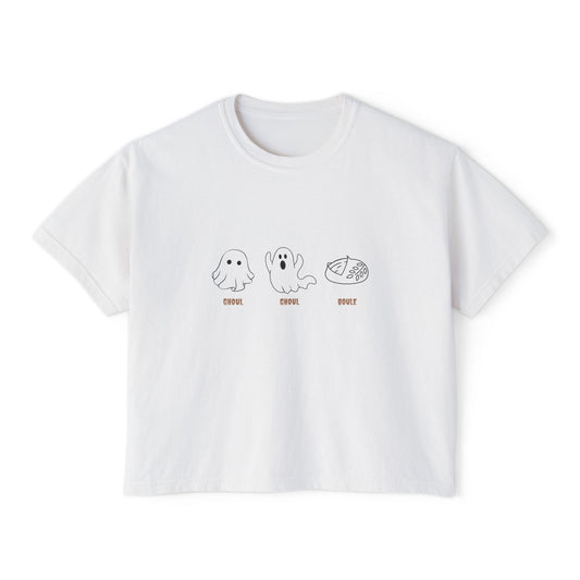 Women's Boxy Tee | Boxy, cozy, and baked with a side of boo.