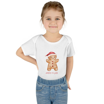 Gingerbread Baby Bodysuit - Cute Holiday Infant Onesie