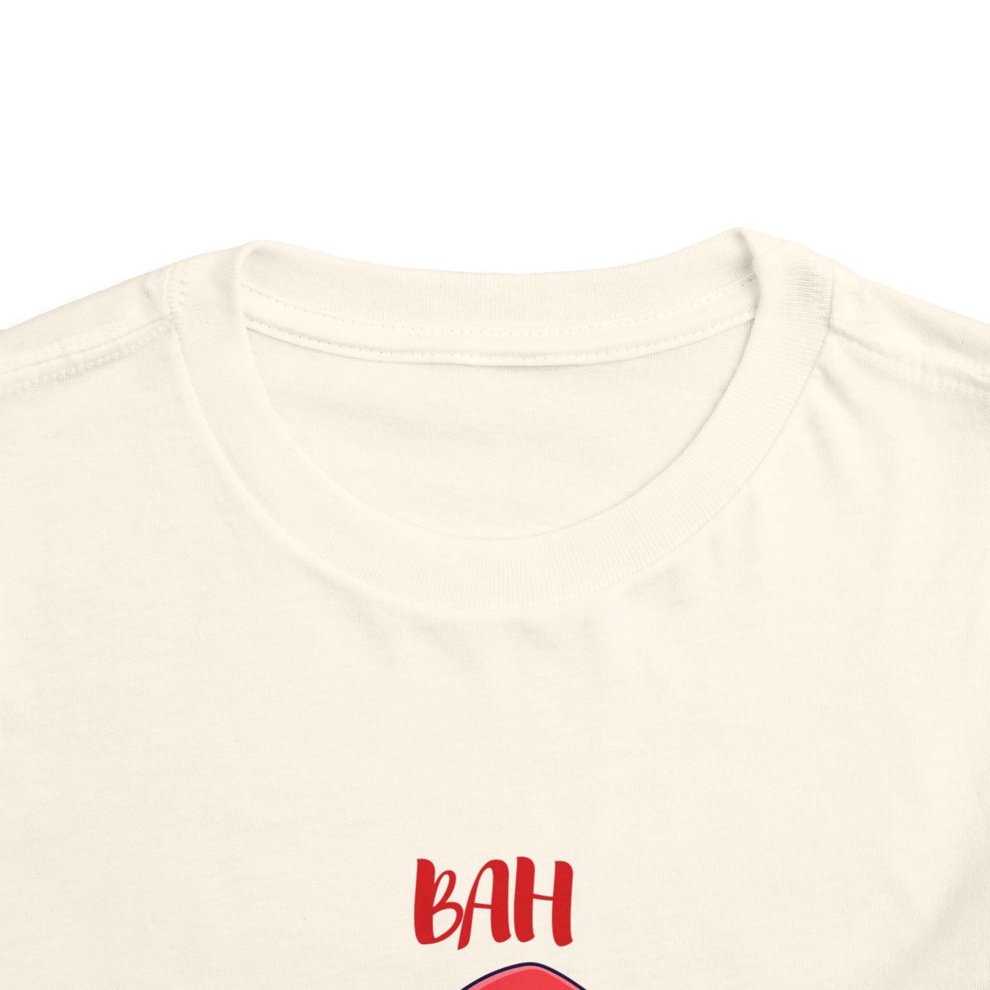 Toddler Tee — "Bah Humbug" Grumpy Cat Christmas Shirt