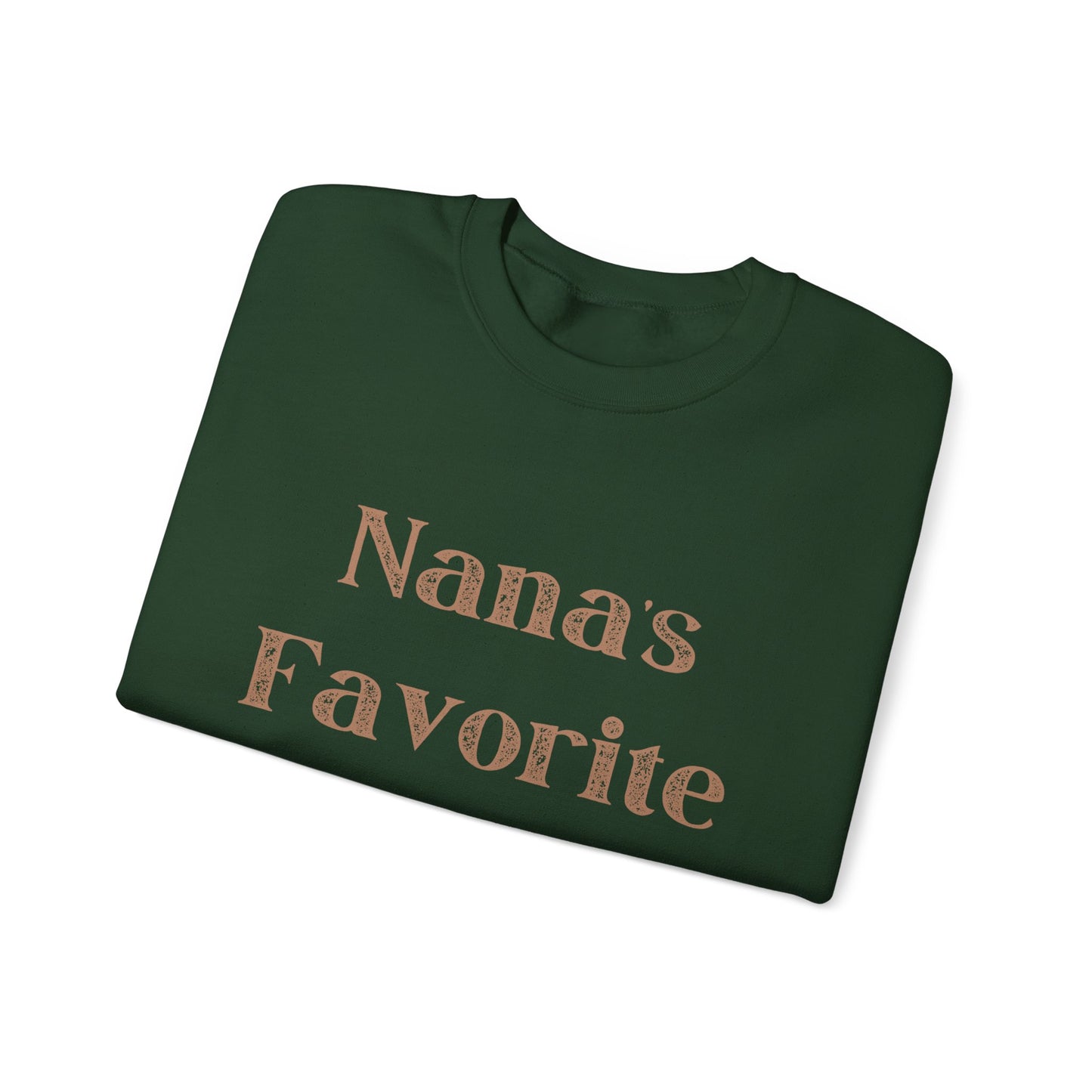 Nana’s Favorite Grandchild Sweatshirt — Cute Gift for Grandkids