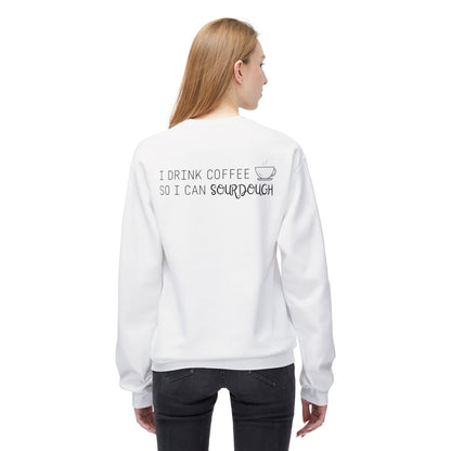 Crewneck Sweatshirt | ☕🍞 The circle of life: Coffee fuels sourdough, sourdough deserves coffee.