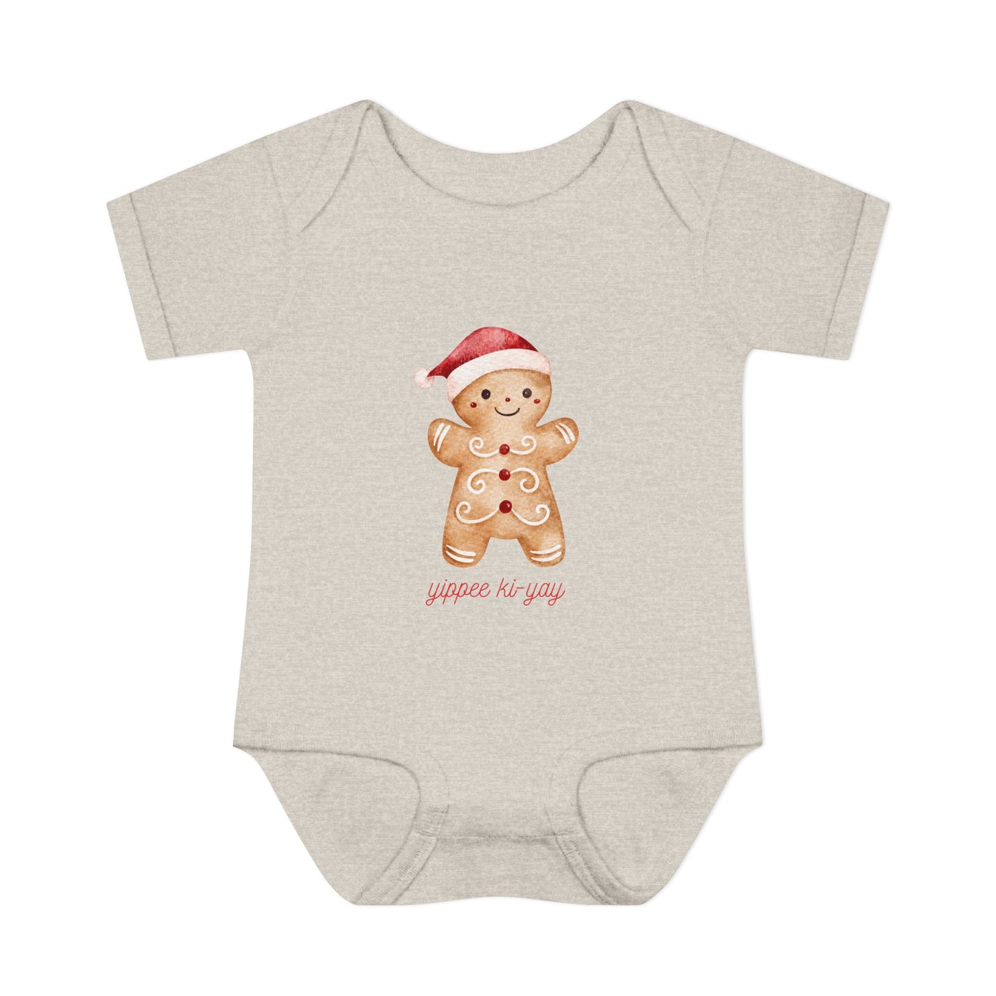 Gingerbread Baby Bodysuit - Cute Holiday Infant Onesie
