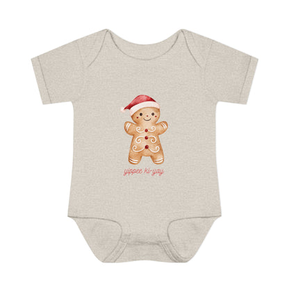 Gingerbread Baby Bodysuit - Cute Holiday Infant Onesie