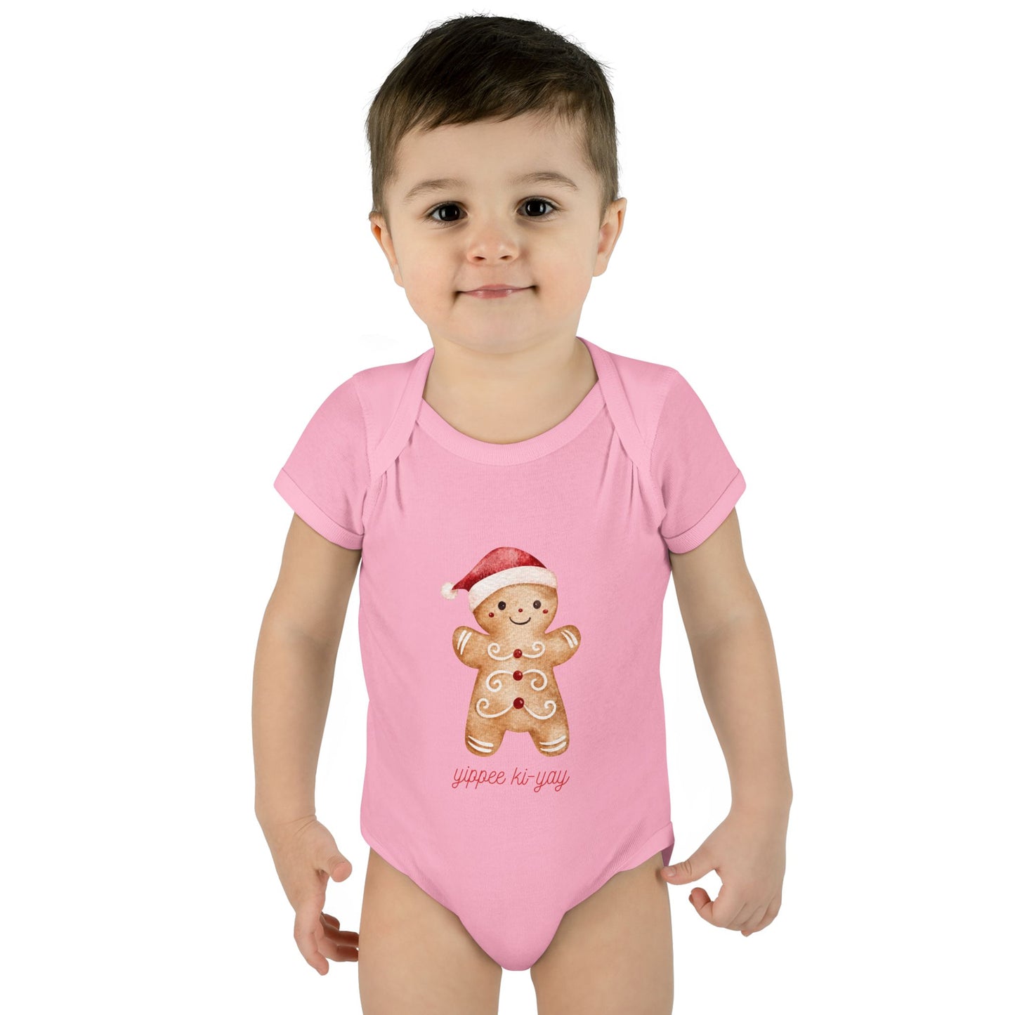 Gingerbread Baby Bodysuit - Cute Holiday Infant Onesie