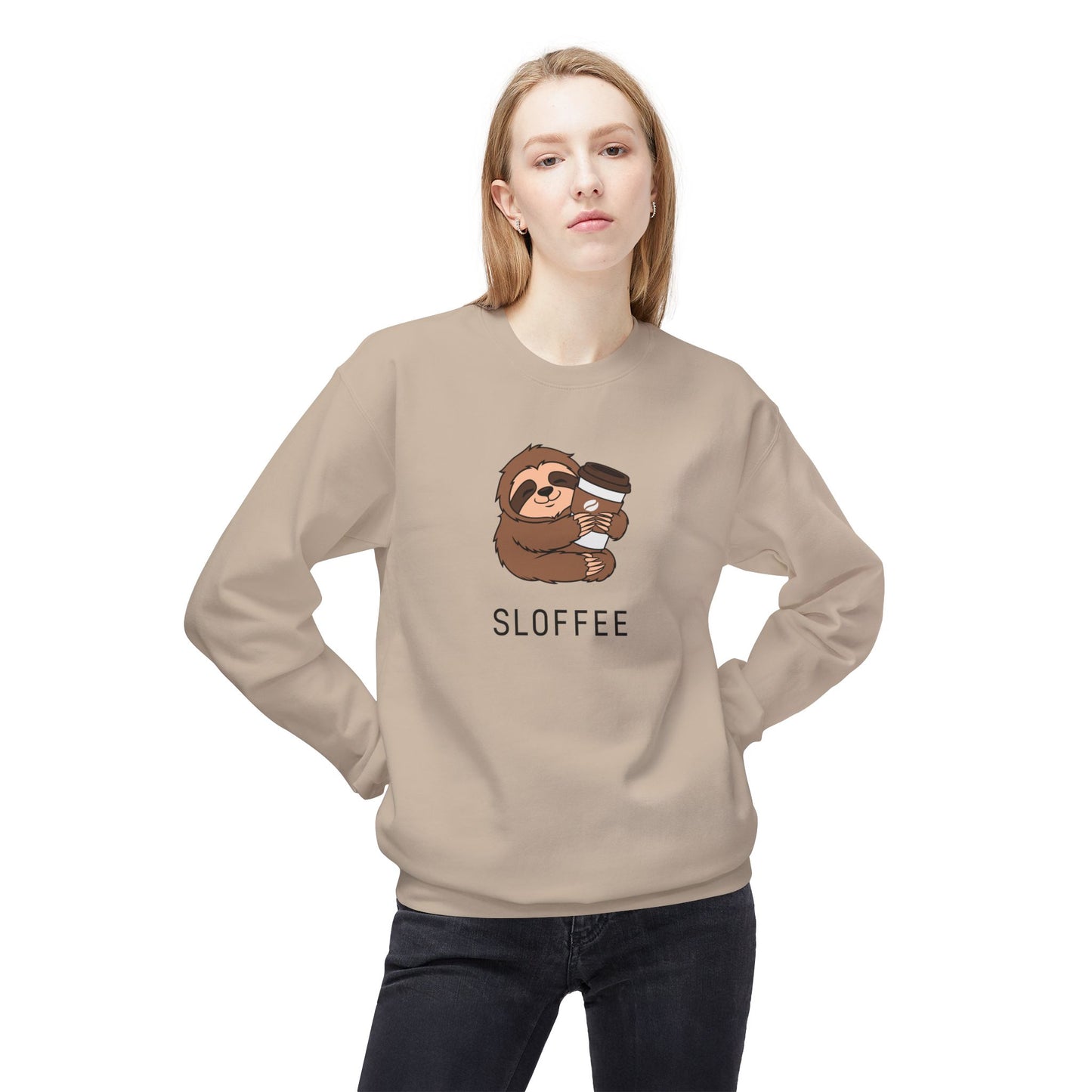 Crewneck Sweatshirt | Soft, comfy, and a little bit latte.