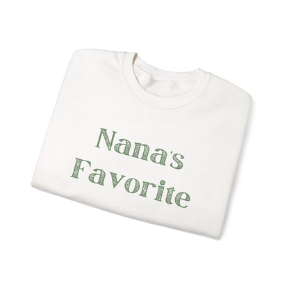 Nana’s Favorite Grandchild Sweatshirt — Cute Gift for Grandkids