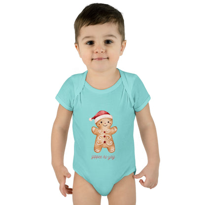 Gingerbread Baby Bodysuit - Cute Holiday Infant Onesie