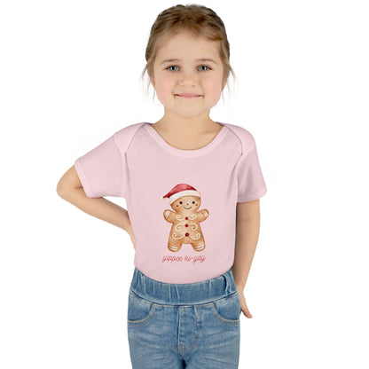 Gingerbread Baby Bodysuit - Cute Holiday Infant Onesie