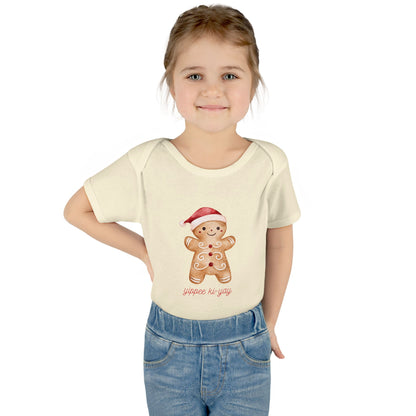 Gingerbread Baby Bodysuit - Cute Holiday Infant Onesie