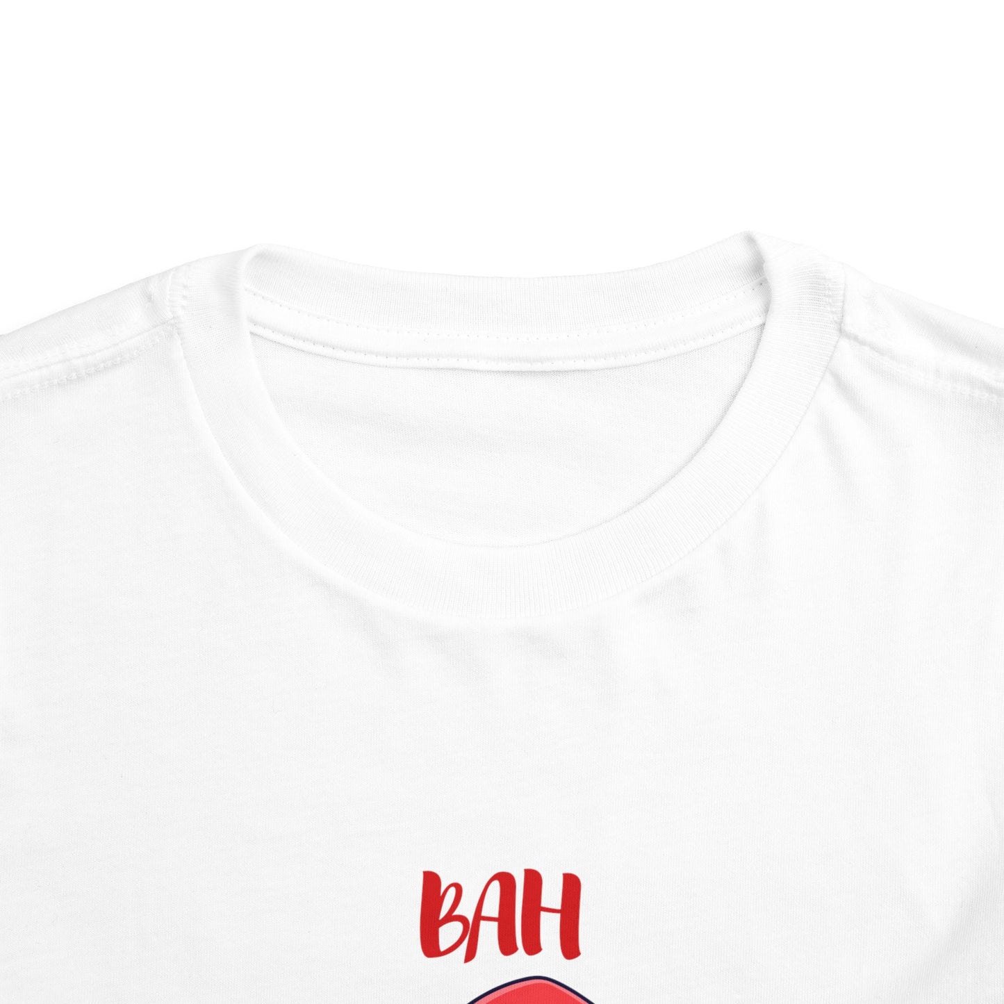 Toddler Tee — "Bah Humbug" Grumpy Cat Christmas Shirt