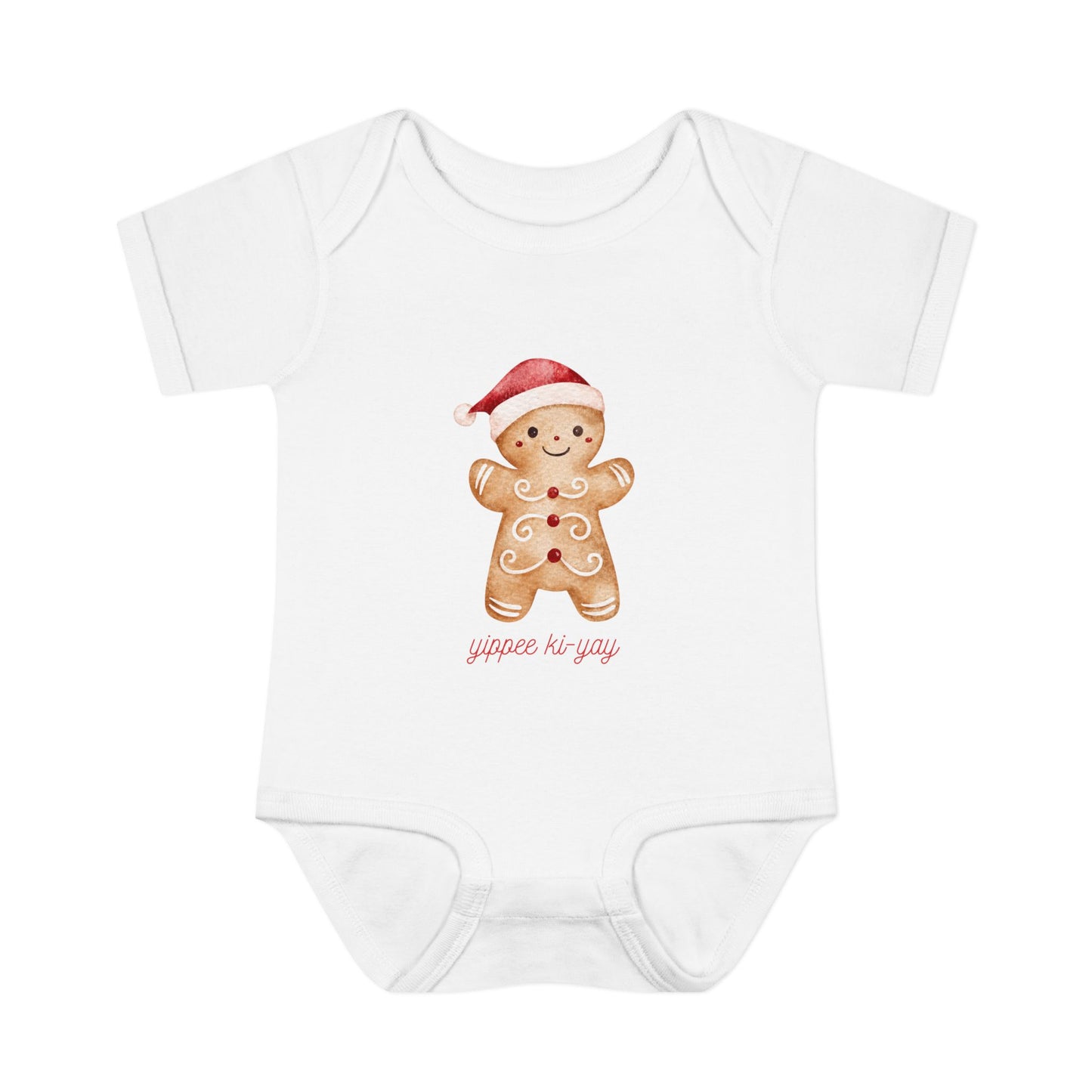 Gingerbread Baby Bodysuit - Cute Holiday Infant Onesie
