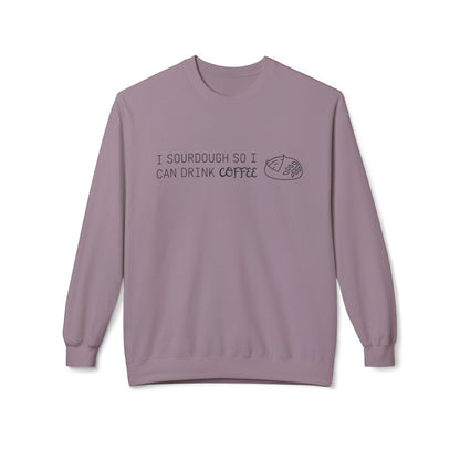 Crewneck Sweatshirt | ☕🍞 The circle of life: Coffee fuels sourdough, sourdough deserves coffee.