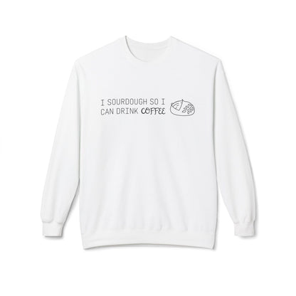 Crewneck Sweatshirt | ☕🍞 The circle of life: Coffee fuels sourdough, sourdough deserves coffee.