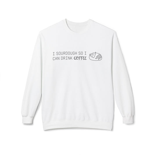 Crewneck Sweatshirt | ☕🍞 The circle of life: Coffee fuels sourdough, sourdough deserves coffee.