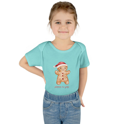 Gingerbread Baby Bodysuit - Cute Holiday Infant Onesie