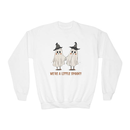 Youth Crewneck Sweatshirt | Spooky season is always more fun with a friend.