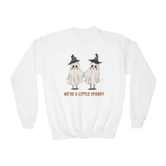 Youth Crewneck Sweatshirt | Spooky season is always more fun with a friend.