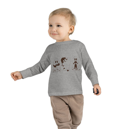 Kids Long Sleeve Tee | 👻🐾 A comfy must-have for spooky season