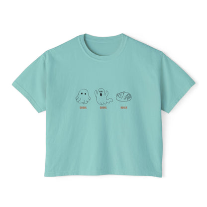 Women's Boxy Tee | Boxy, cozy, and baked with a side of boo.