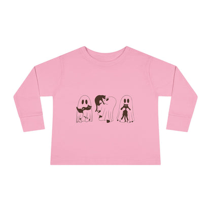 Kids Long Sleeve Tee | 👻🐾 A comfy must-have for spooky season