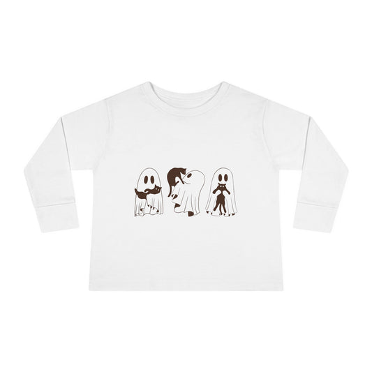 Kids Long Sleeve Tee | 👻🐾 A comfy must-have for spooky season