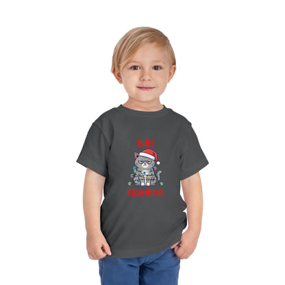 Toddler Tee — "Bah Humbug" Grumpy Cat Christmas Shirt