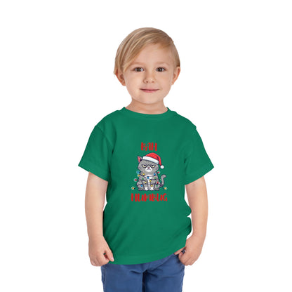 Toddler Tee — "Bah Humbug" Grumpy Cat Christmas Shirt