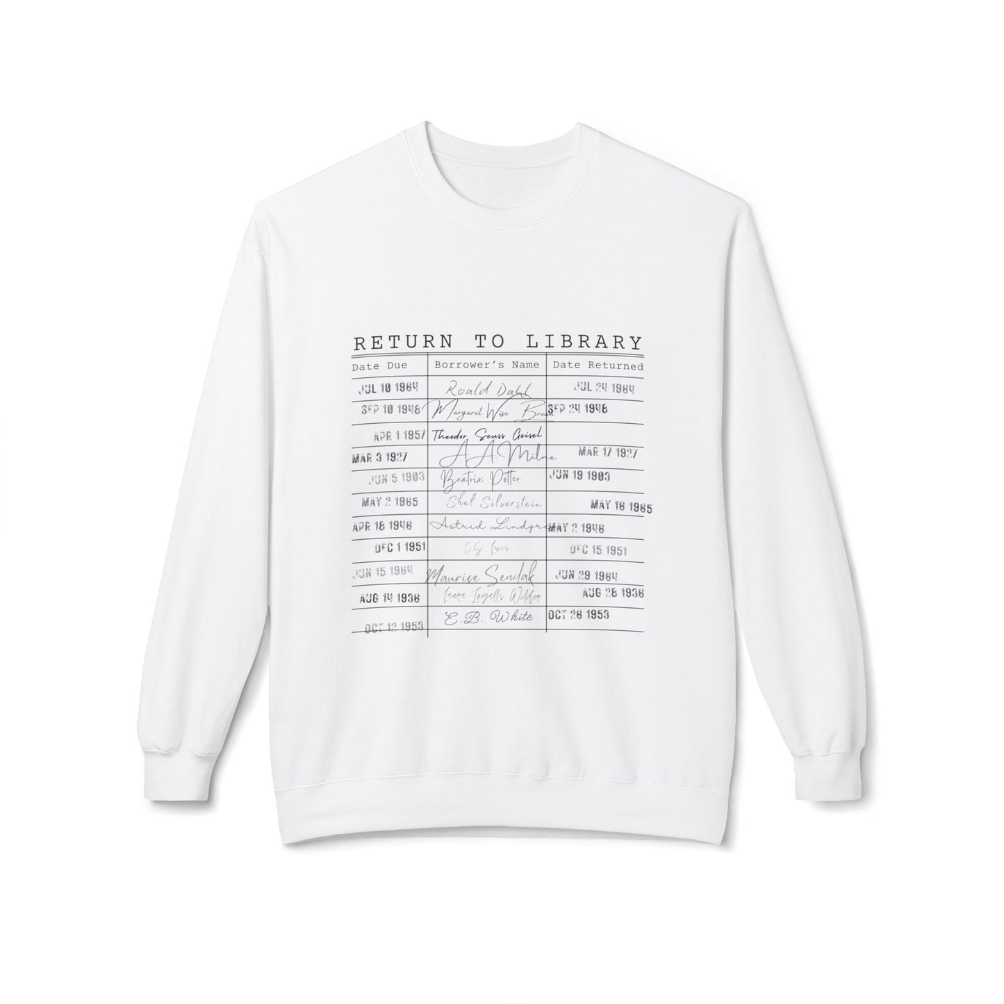 Library Return Fleece Sweatshirt
