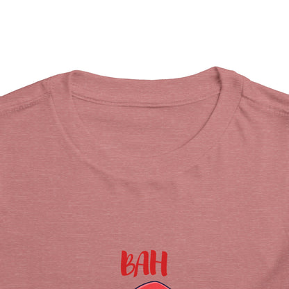 Toddler Tee — "Bah Humbug" Grumpy Cat Christmas Shirt