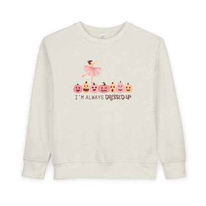 Kids Crewneck Sweatshirt | Because twirls and pumpkins are always in season.