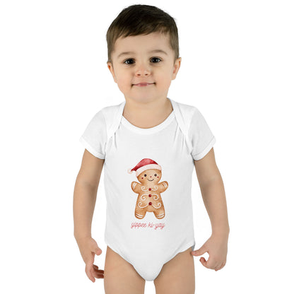 Gingerbread Baby Bodysuit - Cute Holiday Infant Onesie