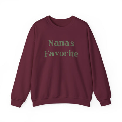 Nana’s Favorite Grandchild Sweatshirt — Cute Gift for Grandkids