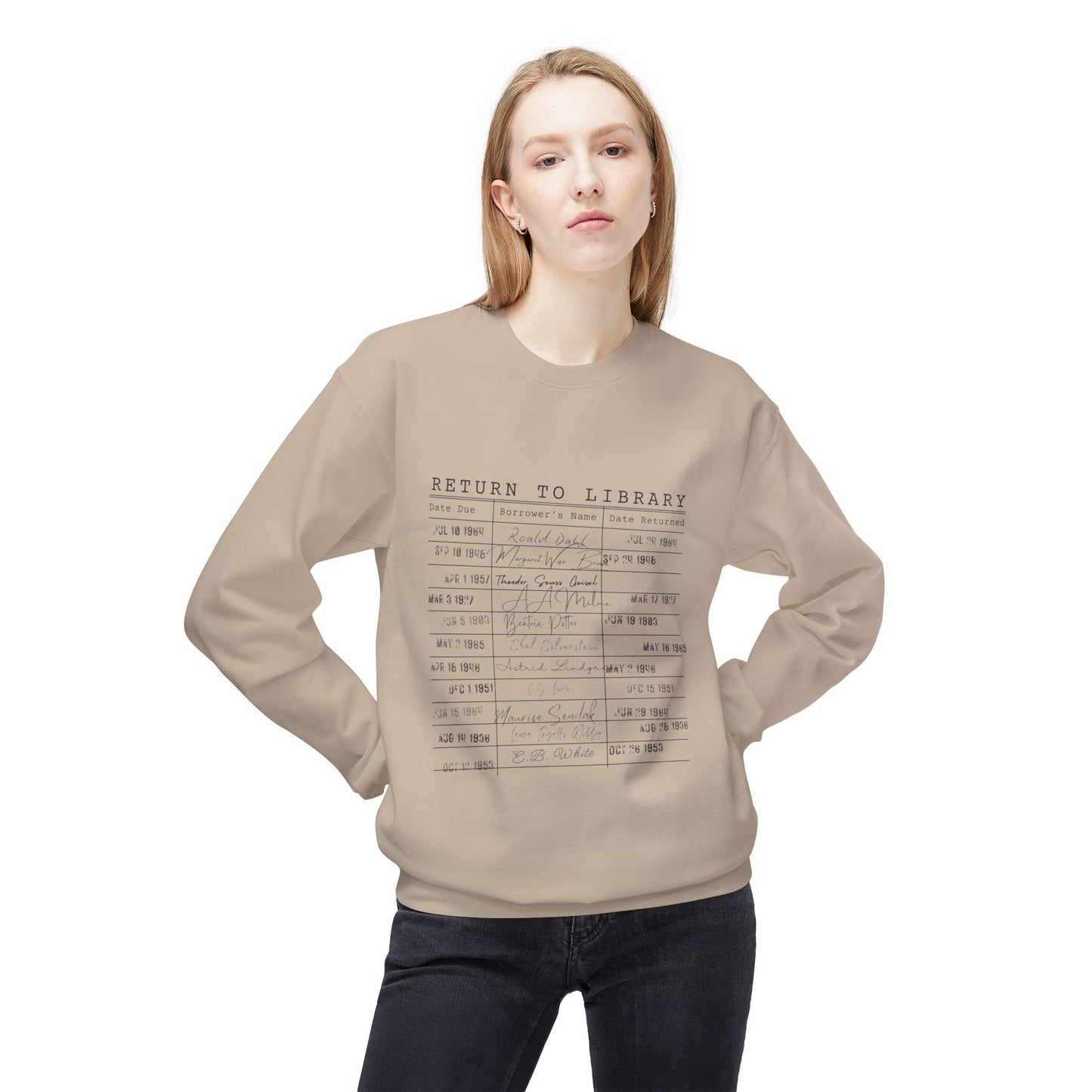Library Return Fleece Sweatshirt