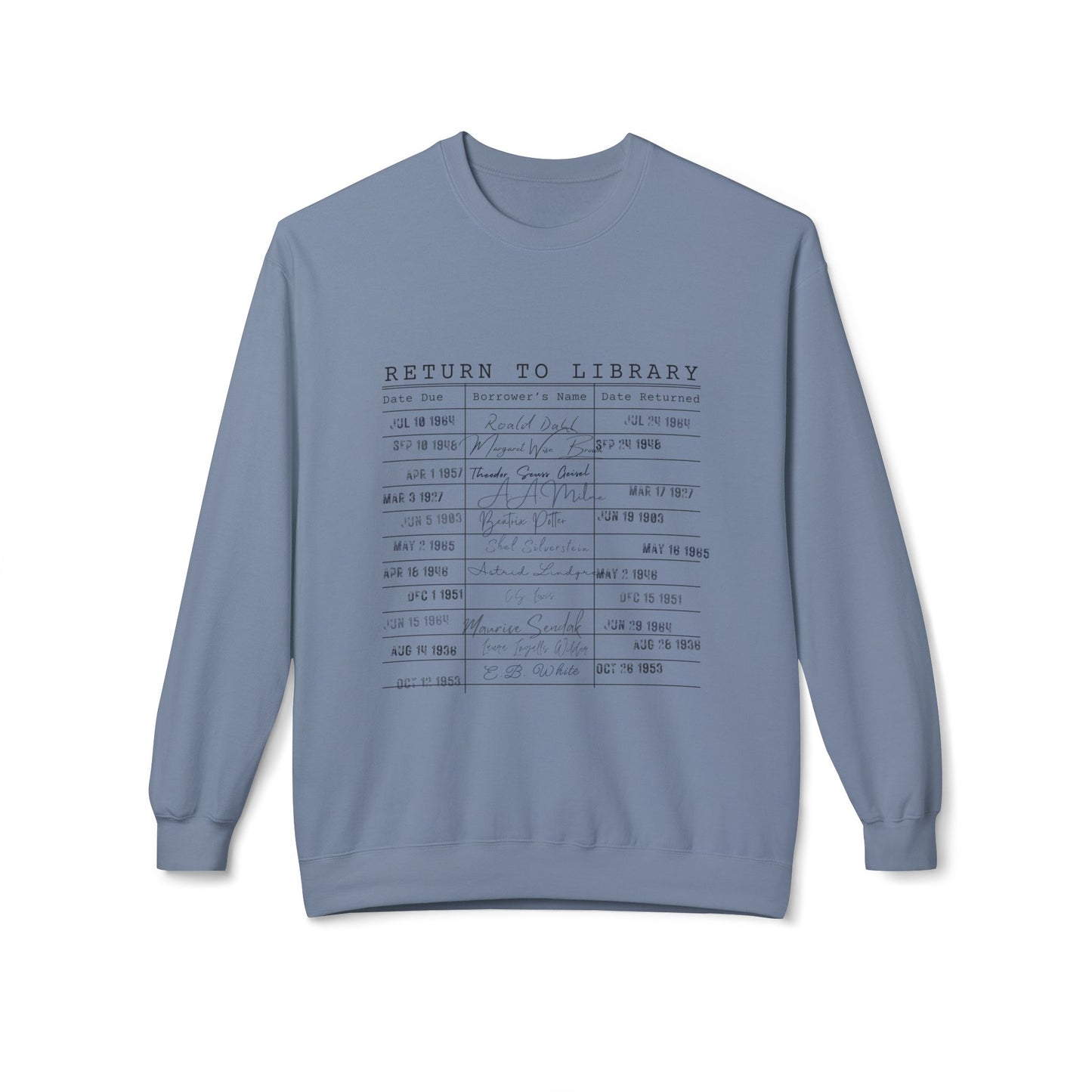 Library Return Fleece Sweatshirt