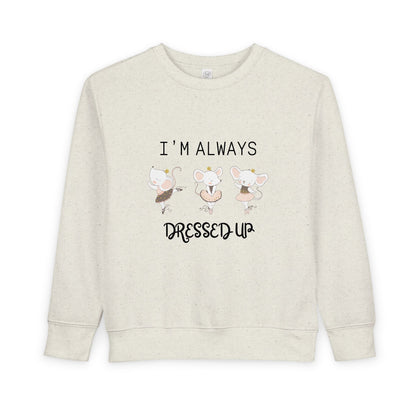 Kids Crewneck Sweatshirt | ✨ Always dressed to twirl.