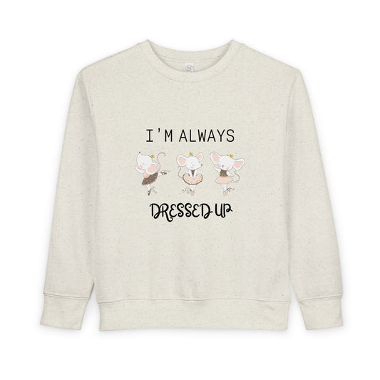 Kids Crewneck Sweatshirt | ✨ Always dressed to twirl.